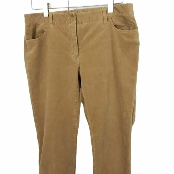 Evan Picone stretch women's  size 6 tan corduroy pants retro Y2K - Picture 3 of 4